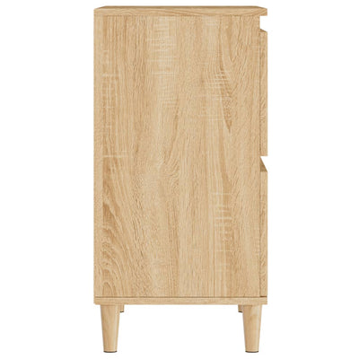 Sideboards 2 pcs Sonoma Oak 60x35x70 cm Engineered Wood