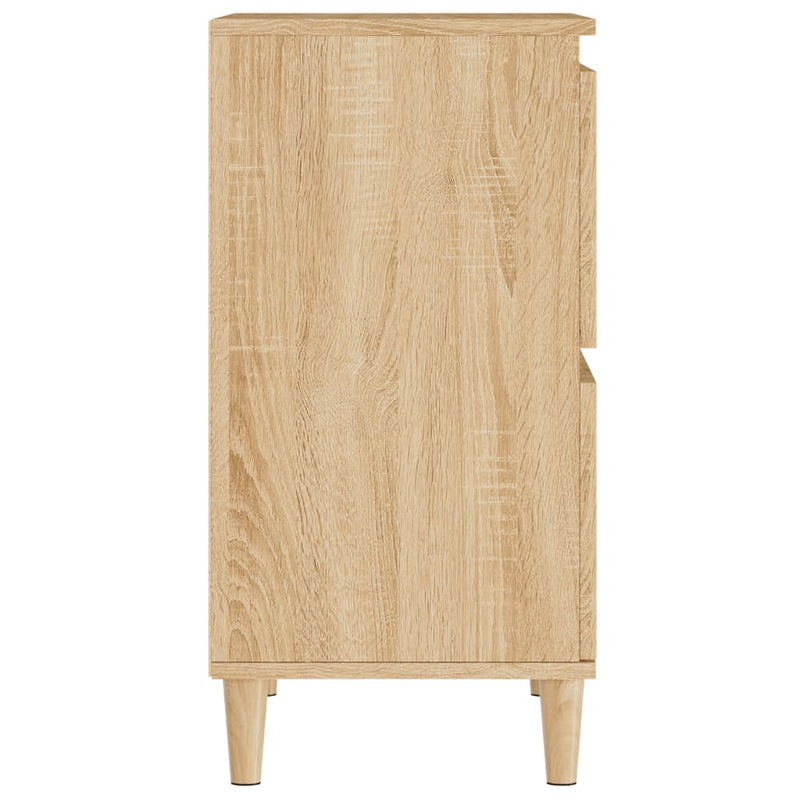 Sideboards 2 pcs Sonoma Oak 60x35x70 cm Engineered Wood