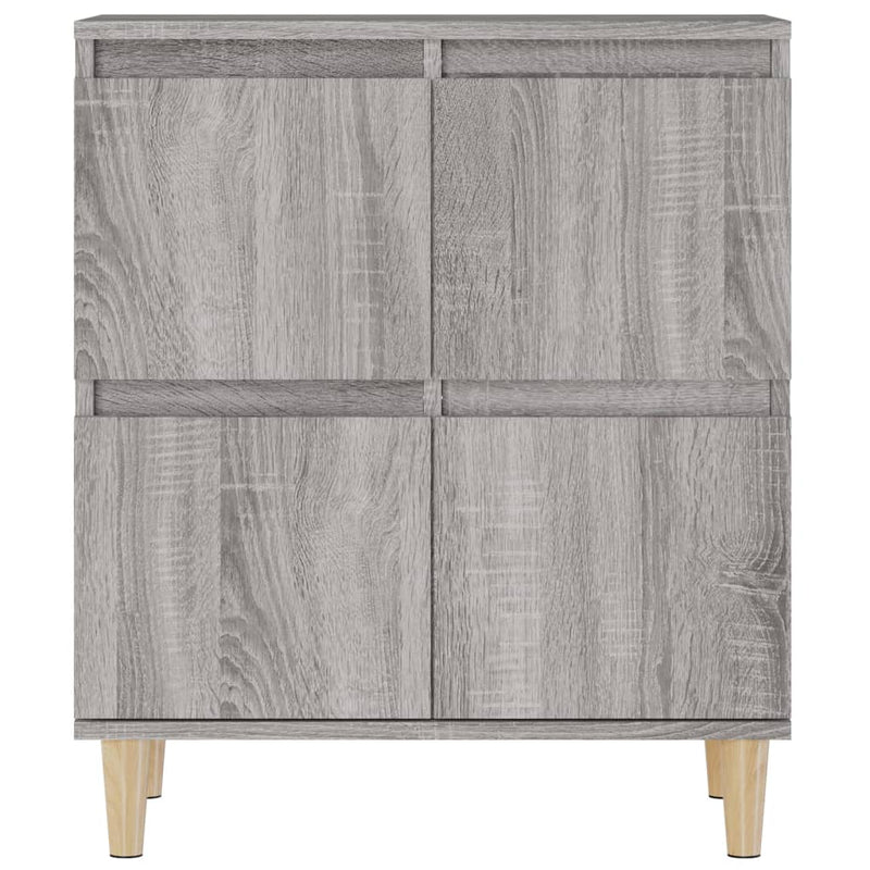 Sideboards 2 pcs Grey Sonoma 60x35x70 cm Engineered Wood