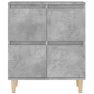 Sideboards 3 pcs Concrete Grey 60x35x70 cm Engineered Wood