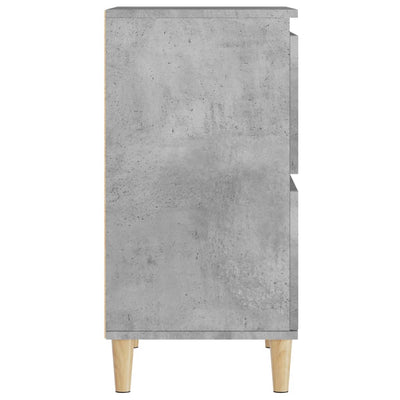 Sideboards 3 pcs Concrete Grey 60x35x70 cm Engineered Wood