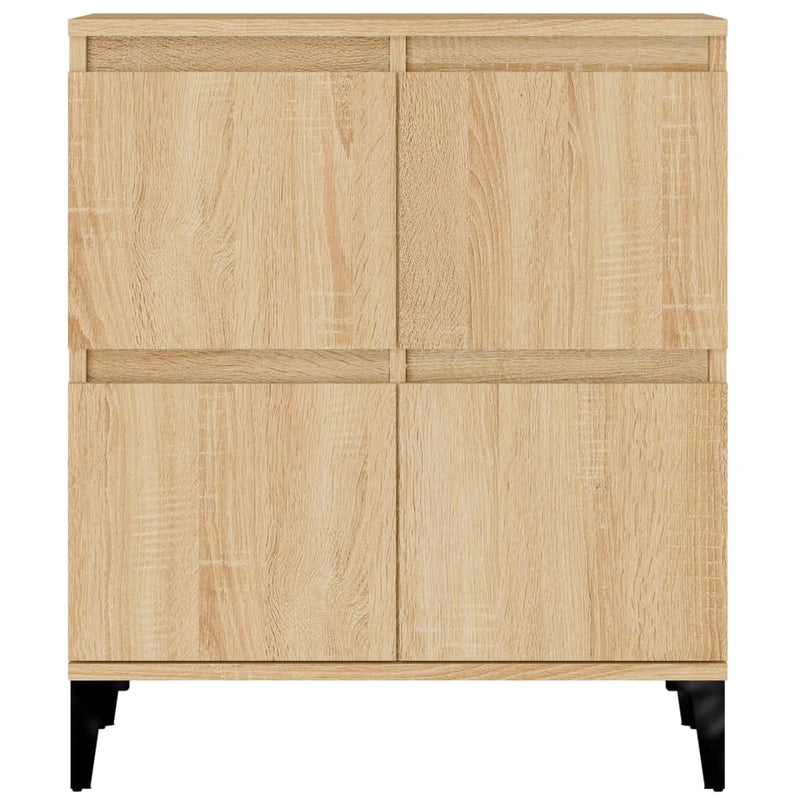 Sideboards 3 pcs Sonoma Oak 60x35x70 cm Engineered Wood