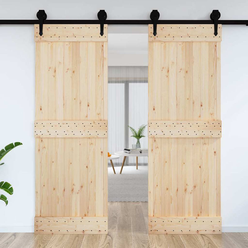 Door NARVIK 80x210 cm Solid Wood Pine