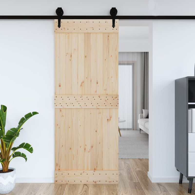 Door NARVIK 90x210 cm Solid Wood Pine