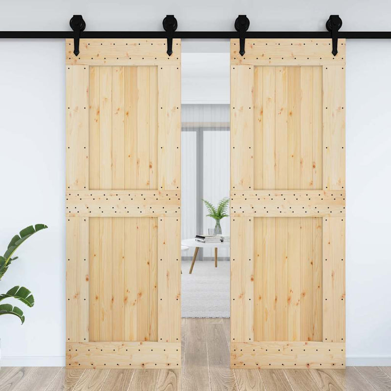 Door NARVIK 80x210 cm Solid Wood Pine