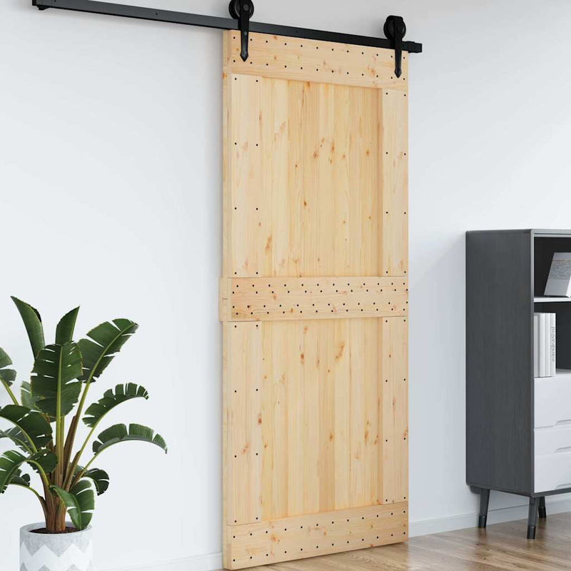 Door NARVIK 100x210 cm Solid Wood Pine