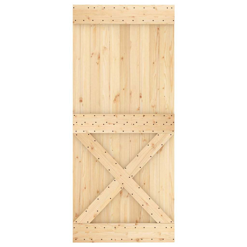 Door NARVIK 90x210 cm Solid Wood Pine