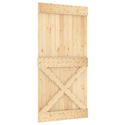 Door NARVIK 100x210 cm Solid Wood Pine