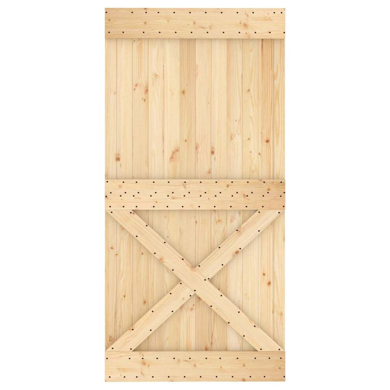 Door NARVIK 100x210 cm Solid Wood Pine