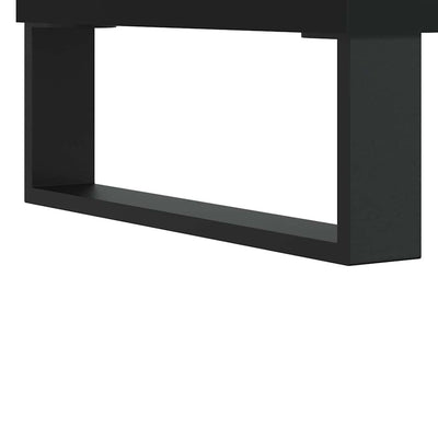 Bathroom Cabinet Black 80x33x60 cm Engineered Wood