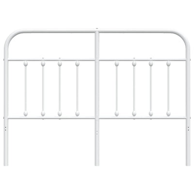 Metal Headboard White 137 cm Double