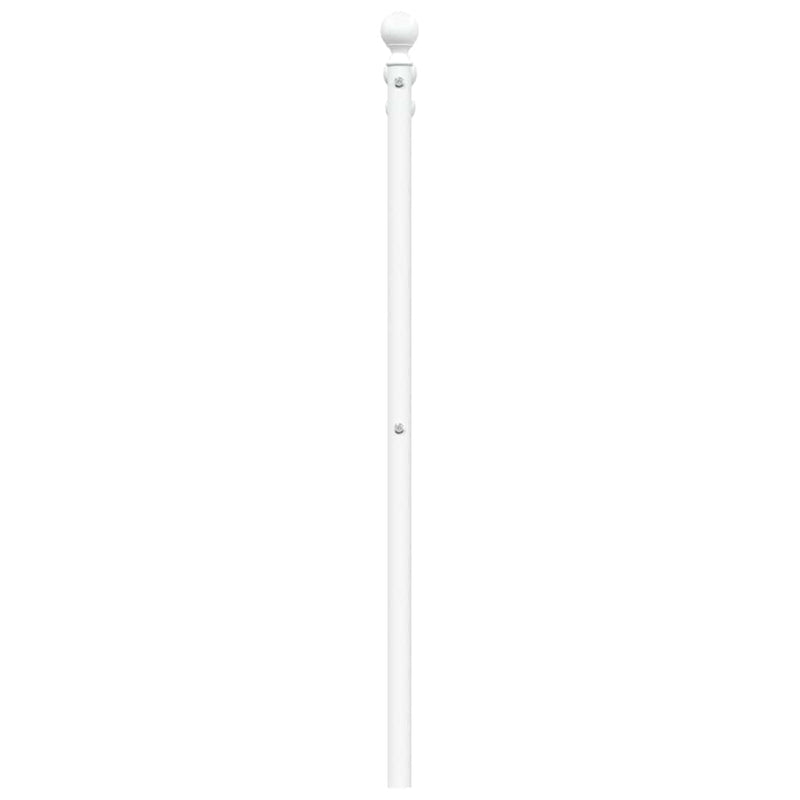 Metal Headboard White 183 cm King