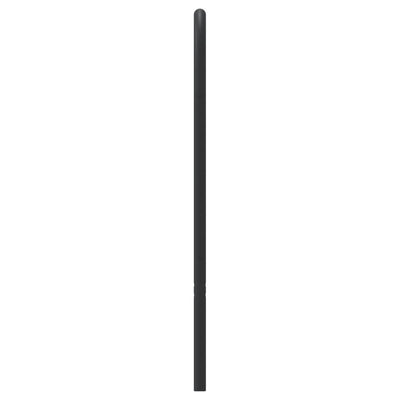 Metal Headboard Black 107 cm King Single