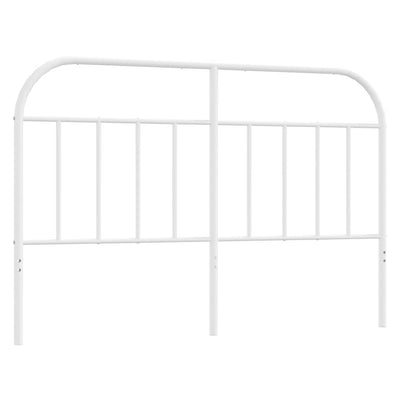 Metal Headboard White 137 cm Double