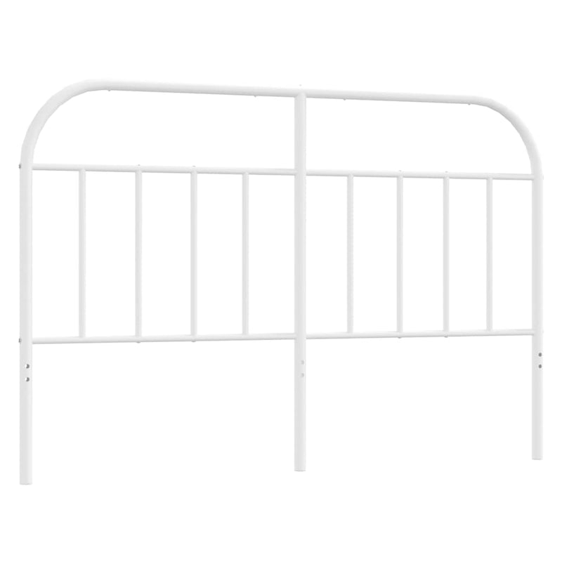 Metal Headboard White 137 cm Double