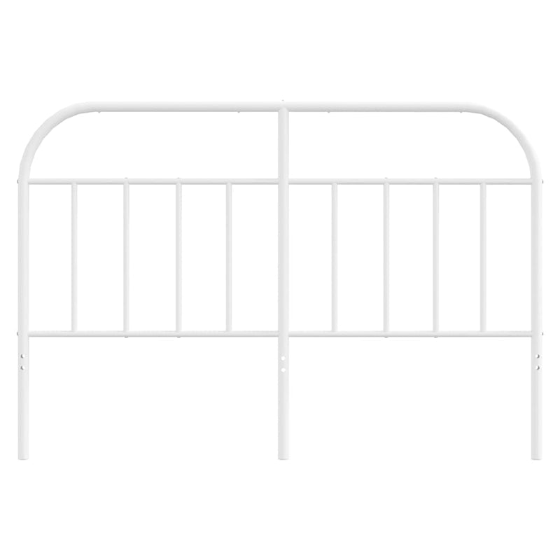 Metal Headboard White 137 cm Double