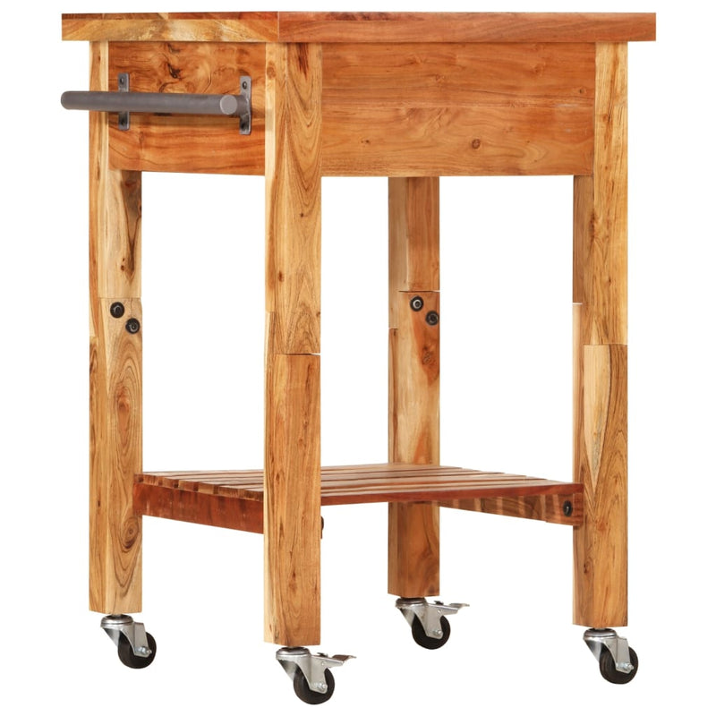 Kitchen Trolley 55x55x89 cm Solid Wood Acacia