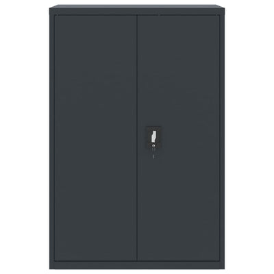 File Cabinet Anthracite 90x40x140 cm Steel