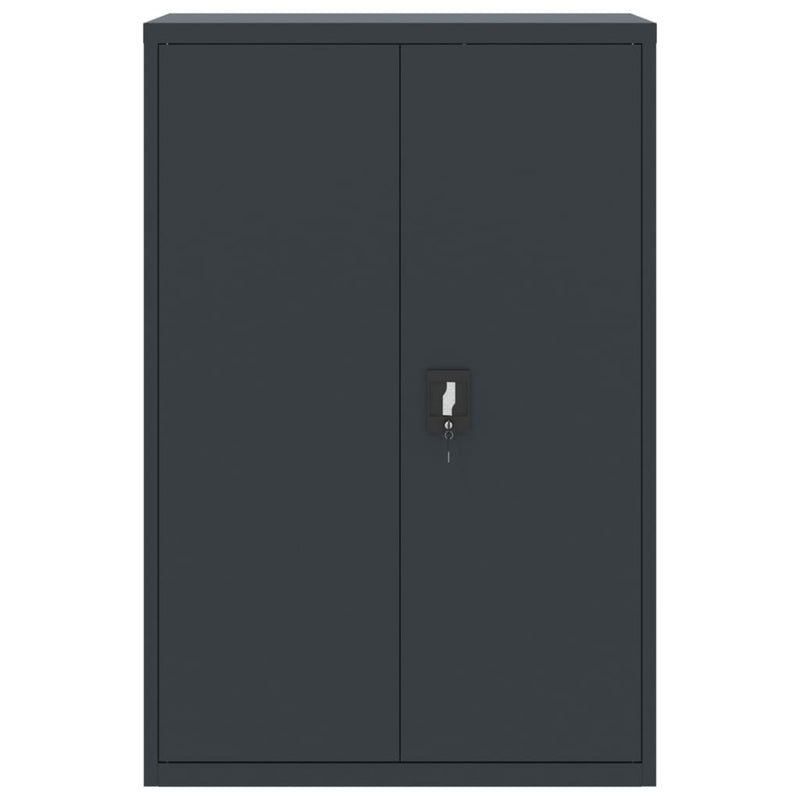 File Cabinet Anthracite 90x40x140 cm Steel