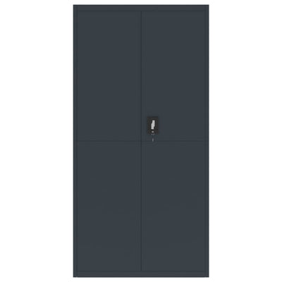 File Cabinet Anthracite 90x40x180 cm Steel