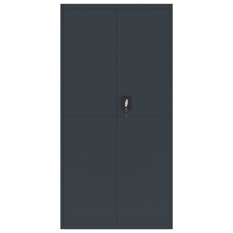 File Cabinet Anthracite 90x40x180 cm Steel