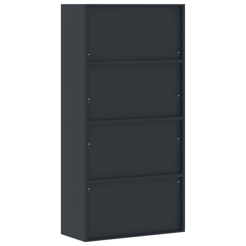 File Cabinet Anthracite 90x40x180 cm Steel