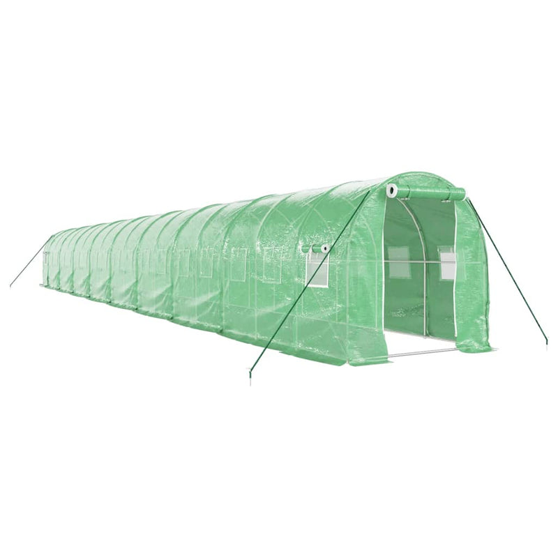 Greenhouse with Steel Frame Green 36 m² 18x2x2 m