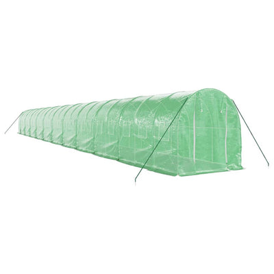 Greenhouse with Steel Frame Green 44 m² 22x2x2 m