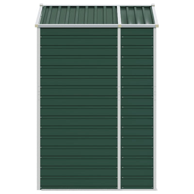 Garden Shed Green 191x130x198 cm Galvanised Steel