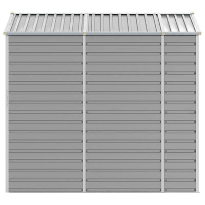 Garden Shed Light Grey 191x215x198 cm Galvanised Steel