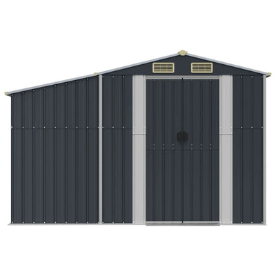 Garden Shed Anthracite 277x279x179 cm Galvanised Steel