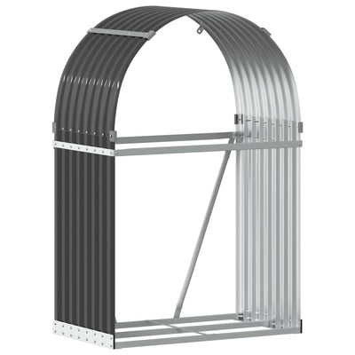 Log Holder Anthracite 80x45x120 cm Galvanised Steel