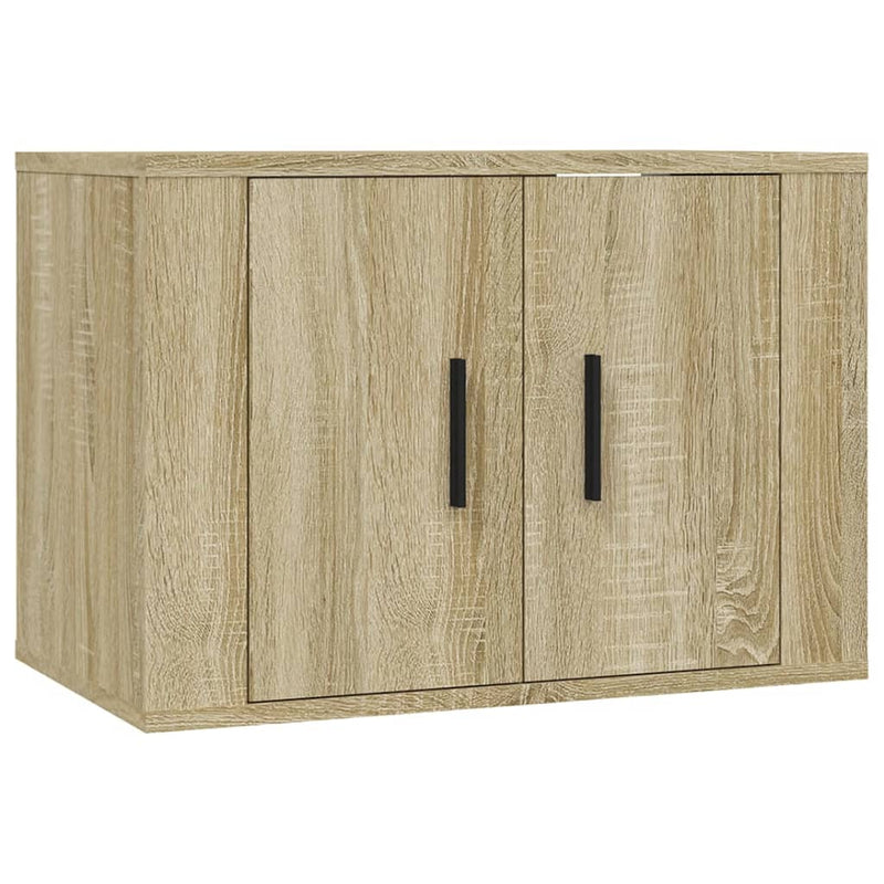 3 Piece TV Cabinet Set Sonoma Oak Engineered Wood