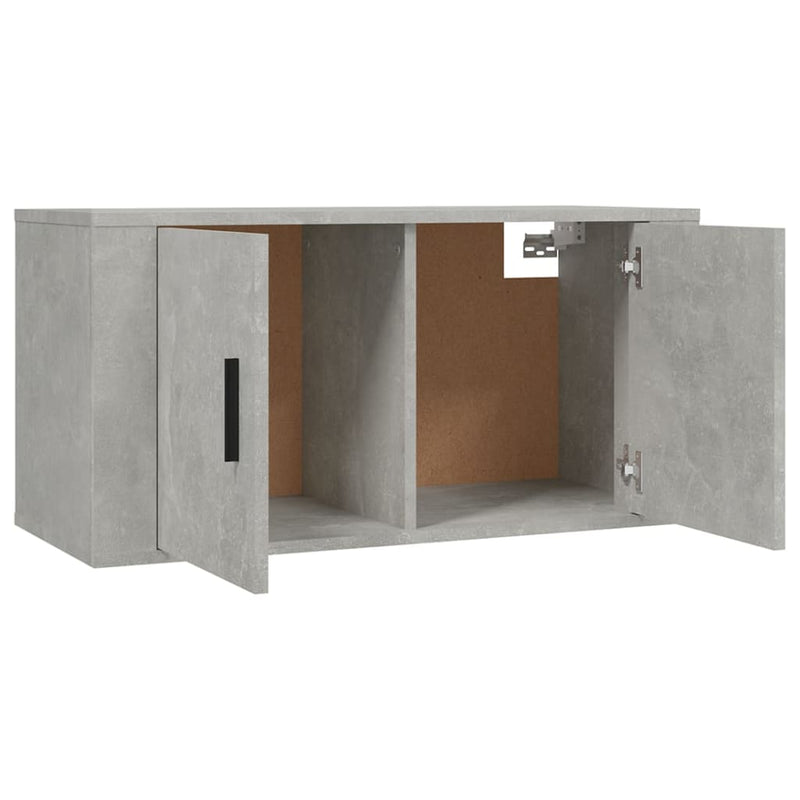 3 Piece TV Cabinet Set Concrete Grey Engineered Wood