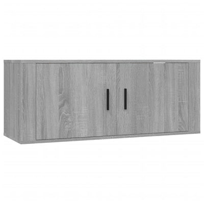 4 Piece TV Cabinet Set Grey Sonoma Engineered Wood