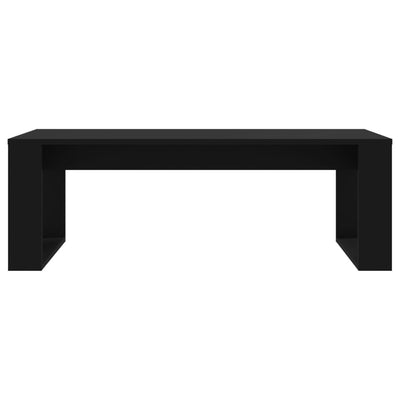 Coffee Table Black 102x50x35 cm Engineered Wood