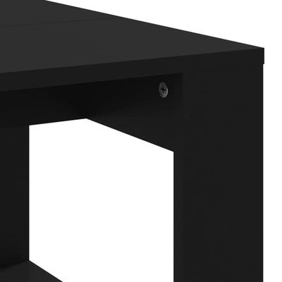 Coffee Table Black 102x50x35 cm Engineered Wood