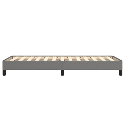 Bed Frame without Mattress Dark Grey King Single Fabric