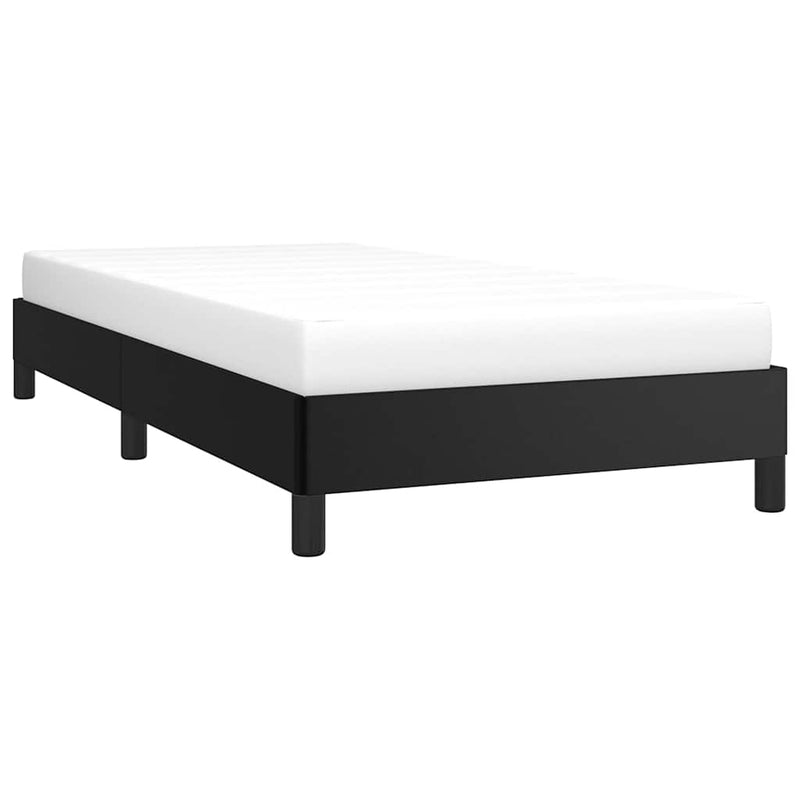 Bed Frame without Mattress Black King Single Faux Leather