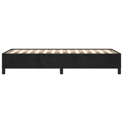 Bed Frame without Mattress Black King Single Size Velvet