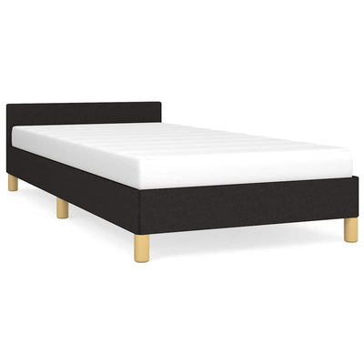 Bed Frame without Mattress Black King Single Size Fabric