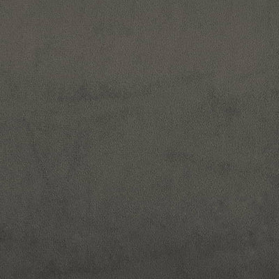 Box Spring Bed without Mattress Dark Grey King Single Size Velvet