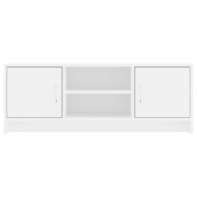 TV Cabinet White 102x30x37.5 cm Engineered Wood