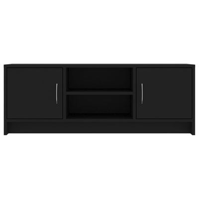 TV Cabinet Black 102x30x37.5 cm Engineered Wood