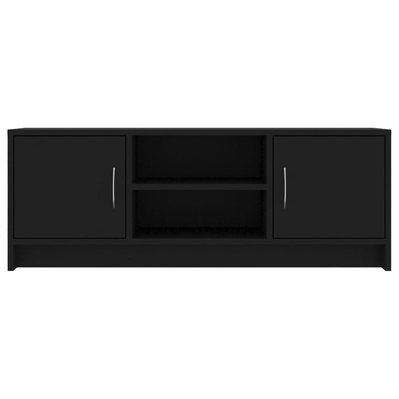 TV Cabinet Black 102x30x37.5 cm Engineered Wood