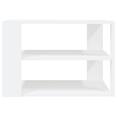 Coffee Table White 59.5x59.5x40 cm Engineered Wood