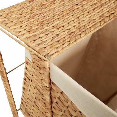 Laundry Basket 44x34x64 cm Water Hyacinth