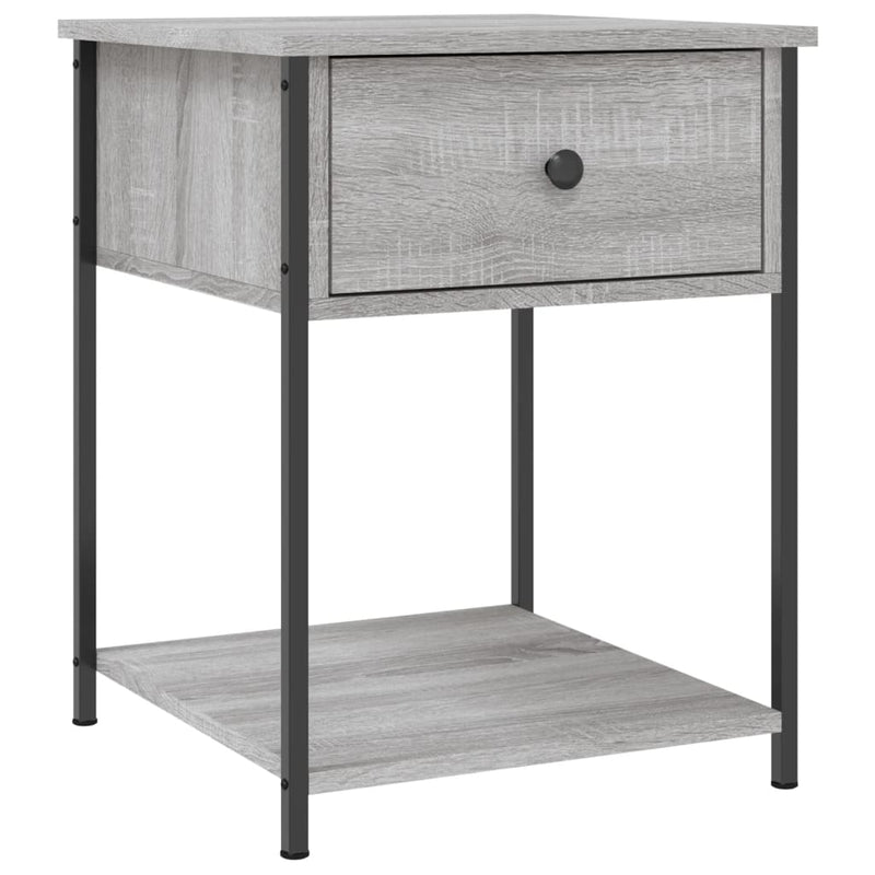 Bedside Tables 2 pcs Grey Sonoma 44x45x58 cm Engineered Wood