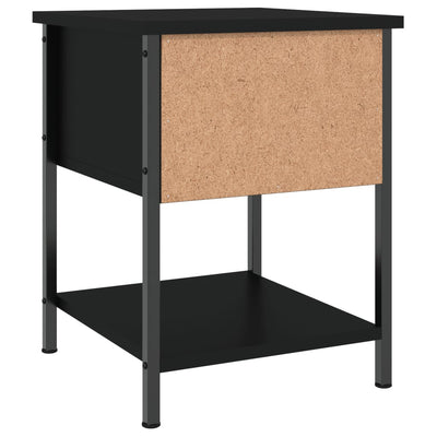 Bedside Tables 2 pcs Black 34x35.5x45 cm Engineered Wood