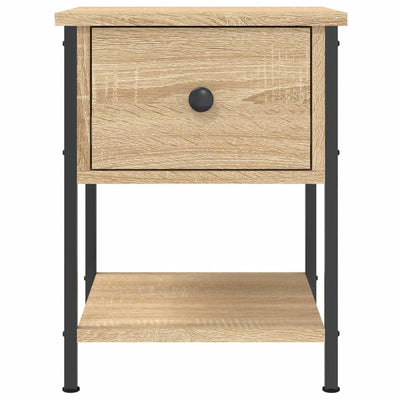 Bedside Table Sonoma Oak 34x35.5x45 cm Engineered Wood